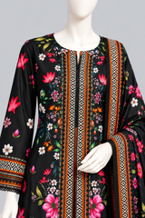 Black Floral Elegance