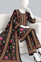 Black Floral Elegance