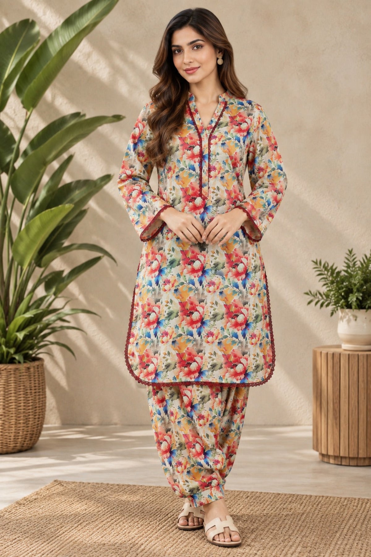 Zeen Floral Saffron